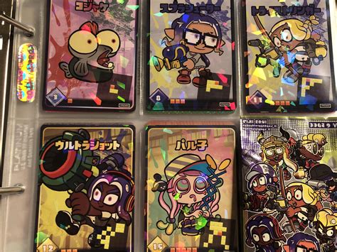 splatoon 3 nfc cards|Splatoon 3 tableturf card sleeves.